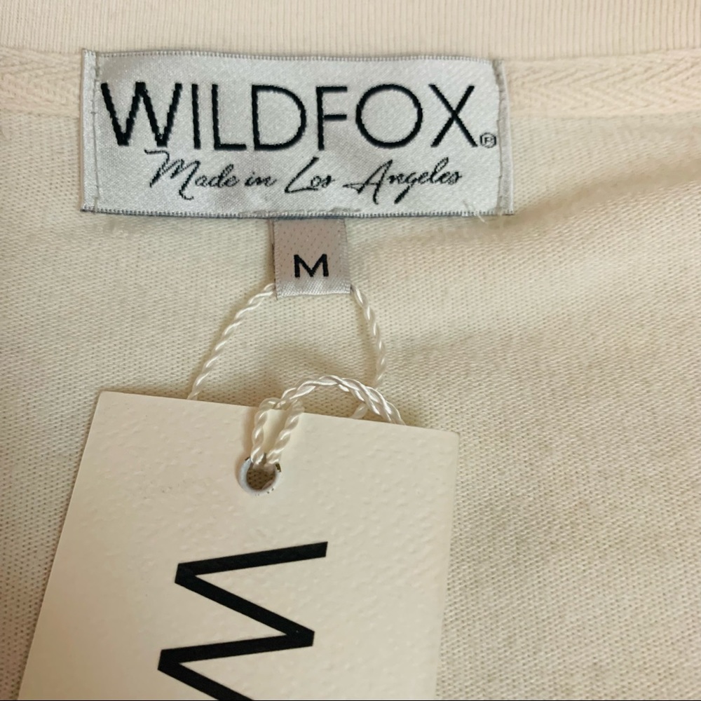 🔥WILDFOX🔥This Halloween I’m Going To Be Drunk V-Neck Knit Top Medium NWT - Picture 5 of 10